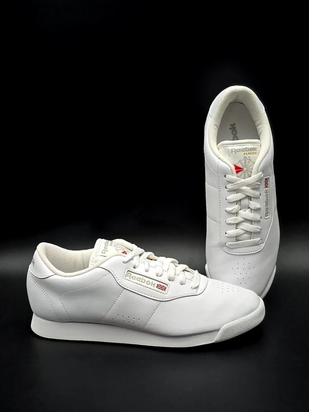 Reebok Princess 30500 Lace Up White Sneakers Shoes Women's Size 9W